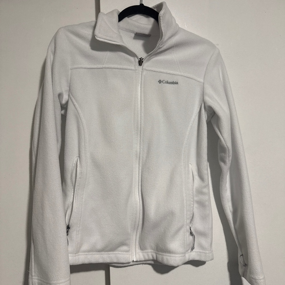 Columbia white fleece